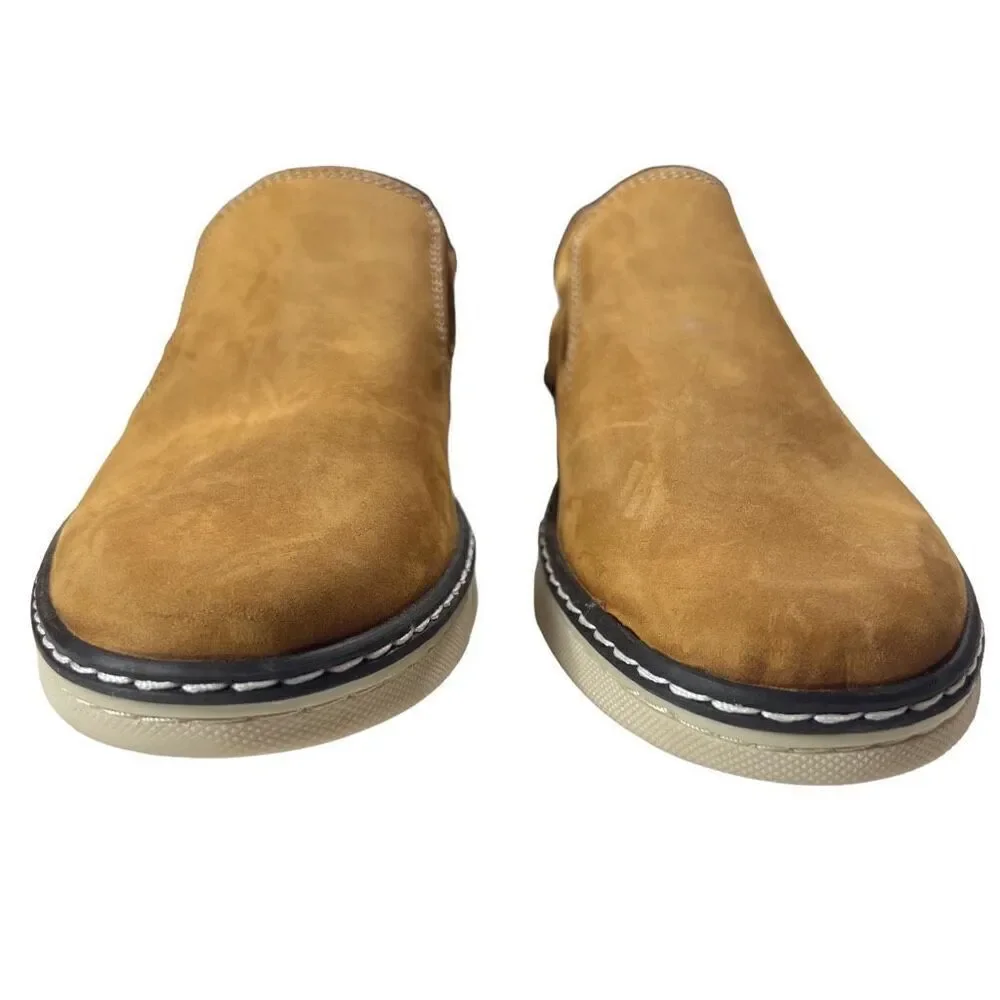Johnston & Murphy McGuffey Boys Suede Leather Slip-on Shoes NWOT Boys Size 4.5